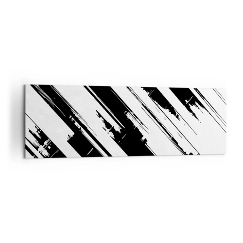 Schilderen op canvas - Een intense en dynamische compositie - 160x50 cm