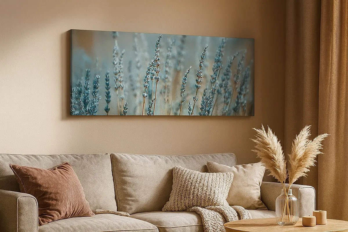 Schilderen op canvas - Geurig korenveld - 100x40 cm