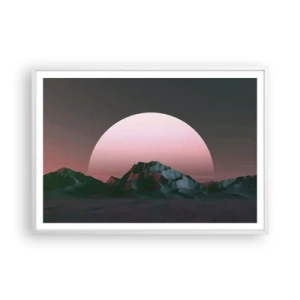 Poster in een witte lijst - In een naburig sterrenstelsel - 100x70 cm