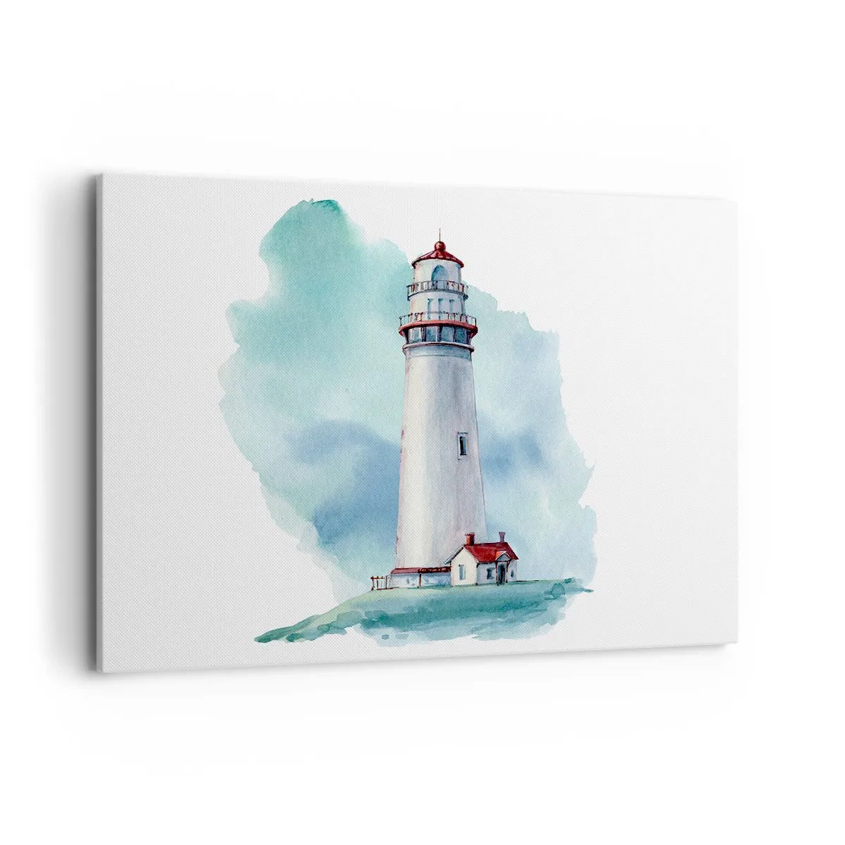 Schilderen op canvas - Blue's zachtaardige zus - 100x70 cm