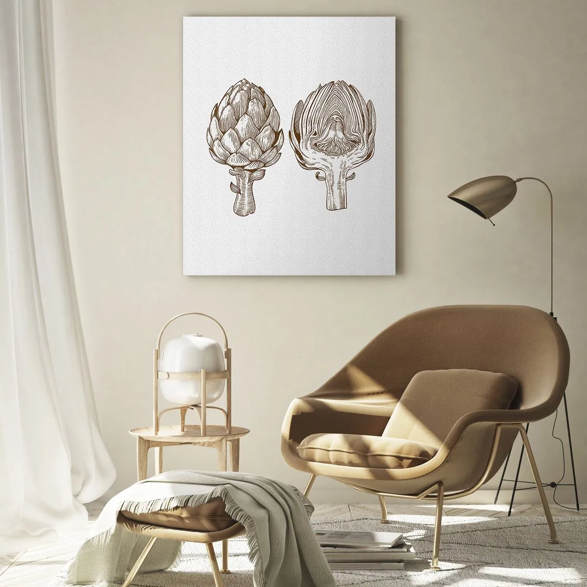 Schilderen op glas - Anatomieles - 50x70 cm
