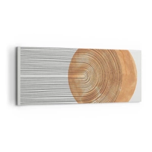 Schilderen op canvas - Zonnige compositie - 120x50 cm