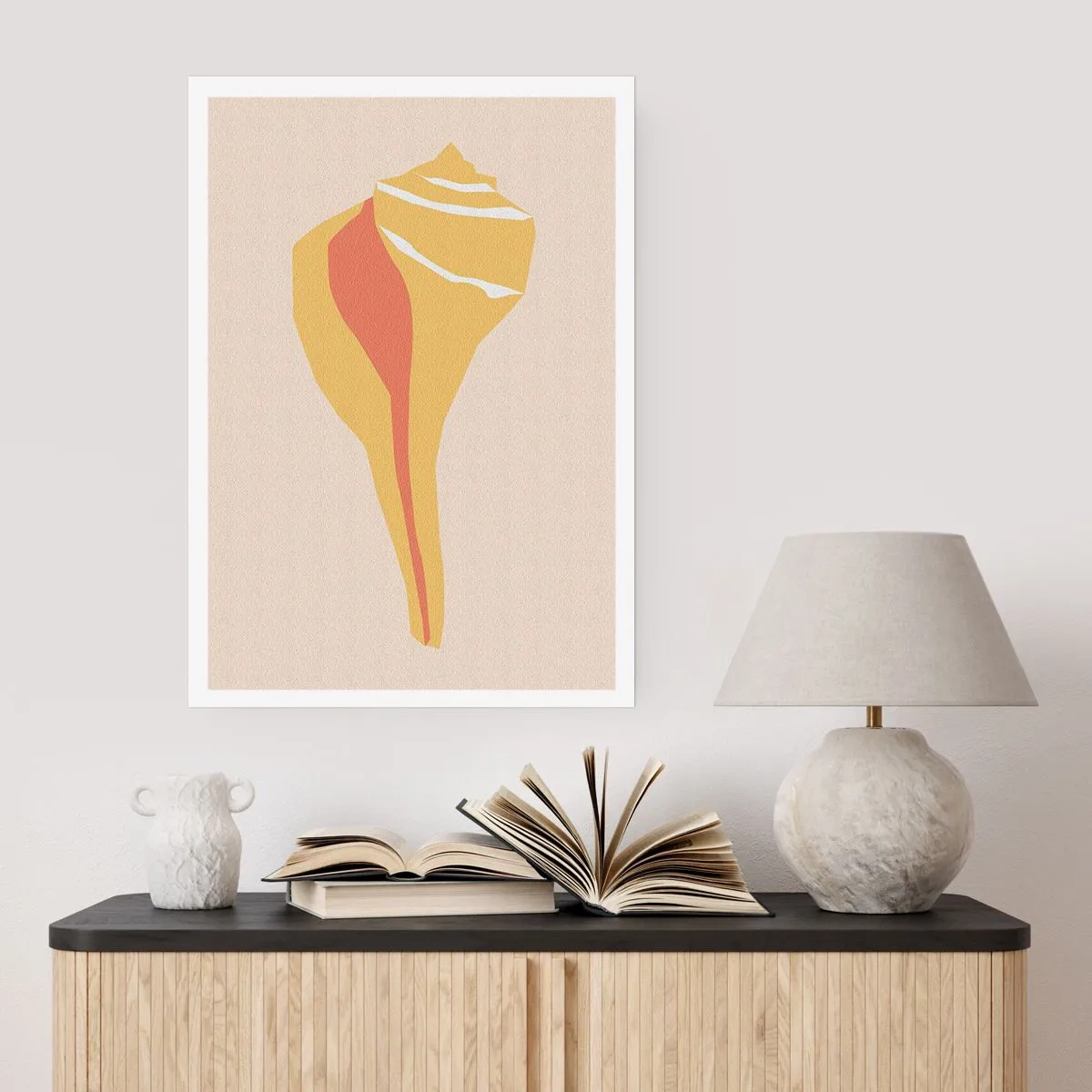 Poster - Organische abstractie – groei - 70x100 cm