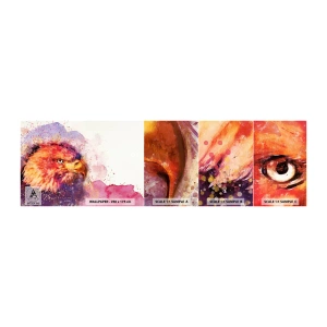 Fotobehang Monster Zelfklevend Deluxe Sticker - Je wilt niet weten wat ik denk - Abstractie, Vogel, Adelaar - 100x30 cm