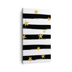 Schilderen op canvas - We zijn allemaal geboren onder een gelukkige ster - 45x80 cm