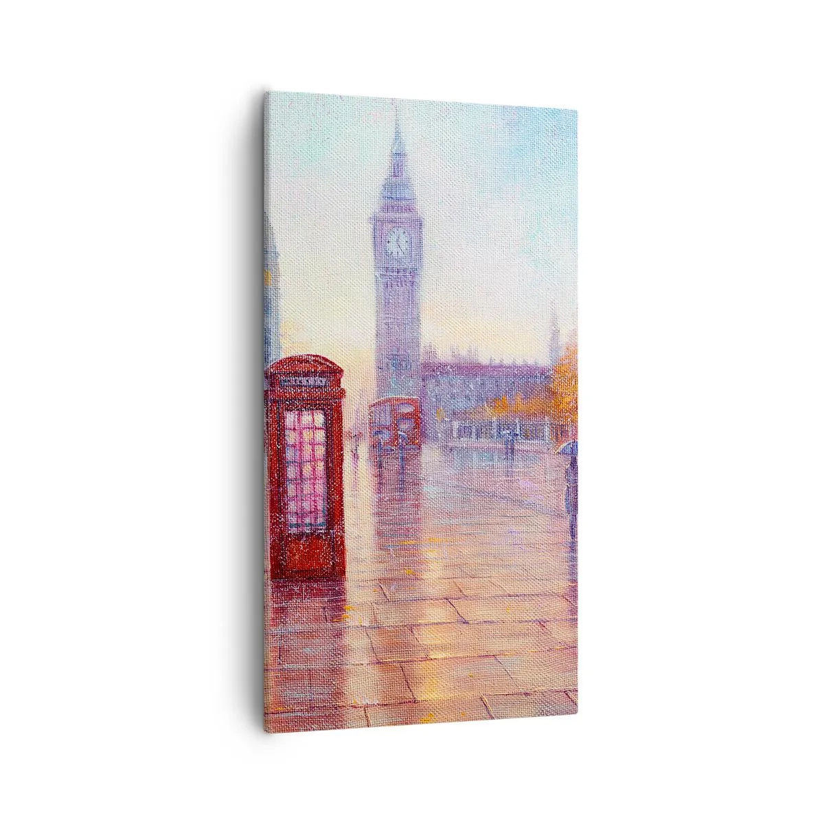 Schilderen op canvas - Herfstdag in Londen - 55x100 cm