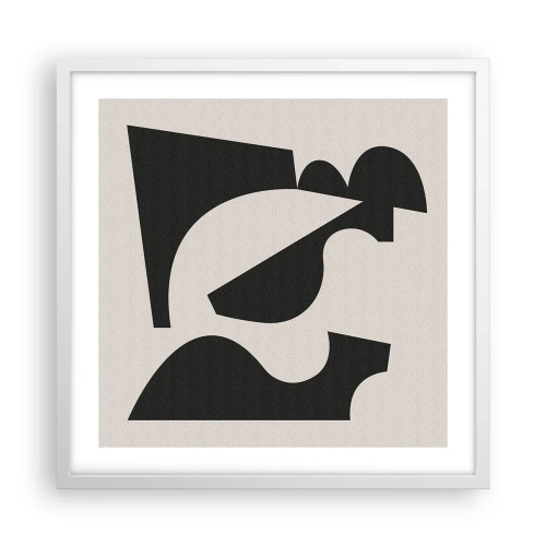 Poster in een witte lijst - Voor zelfassemblage - 50x50 cm