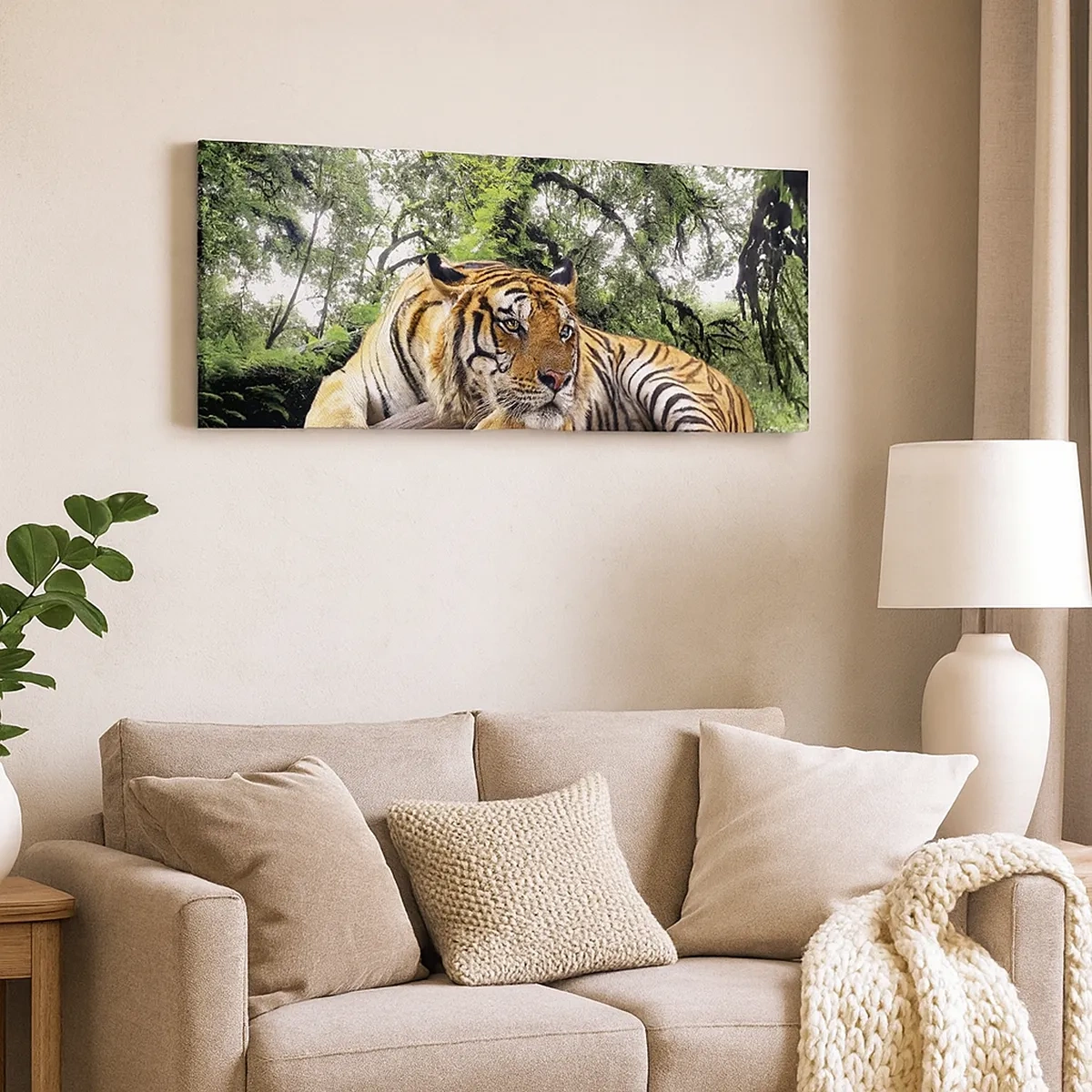 Schilderen op canvas - Met vriendelijke groet - 30x30 cm