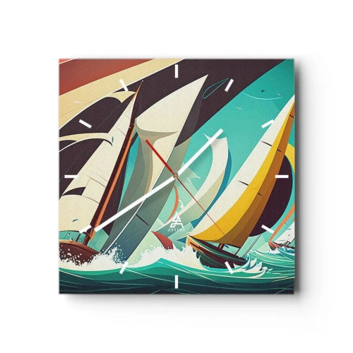 Wandklok - Klok - Met elementen als een broer - 40x40 cm