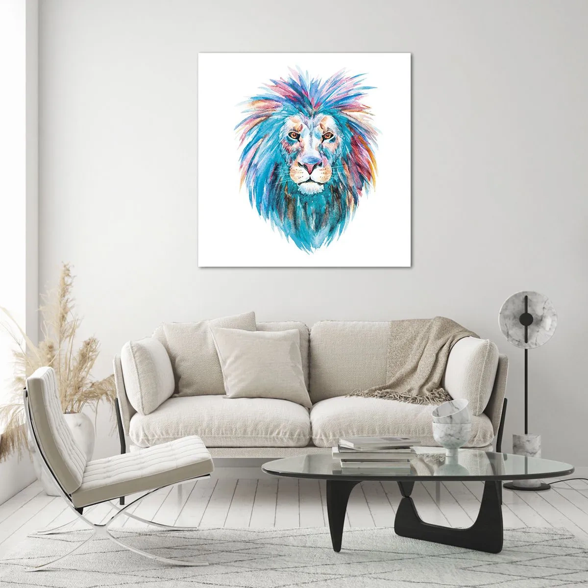 Schilderen op glas - Een opwindende uitstraling - 40x40 cm