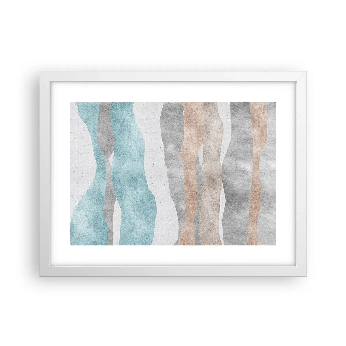 Poster in een witte lijst - Een studie van nabijheid - 40x30 cm