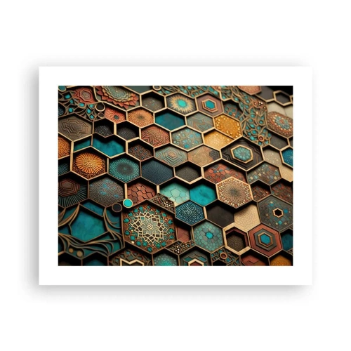 Poster - Arabische ornamenten – variatie - 50x40 cm