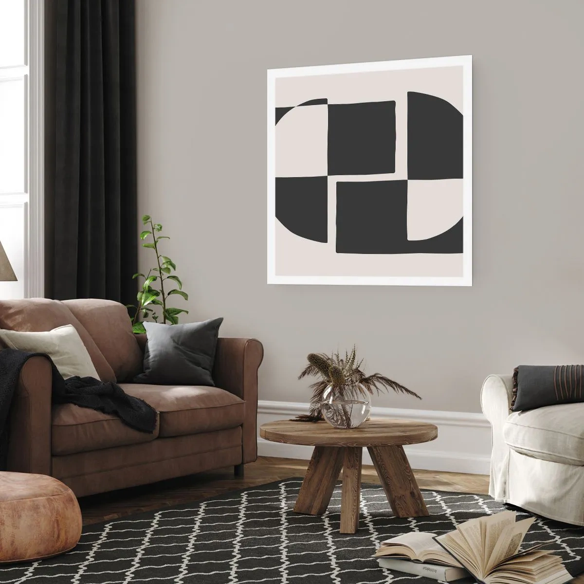 Poster - Antithese - synthese - 60x60 cm