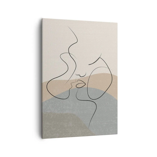 Schilderen op canvas - Als een penseelstreek - 50x70 cm