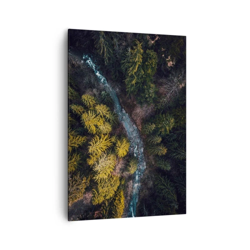 Schilderen op canvas - Snel, sneller en sneller - 70x100 cm