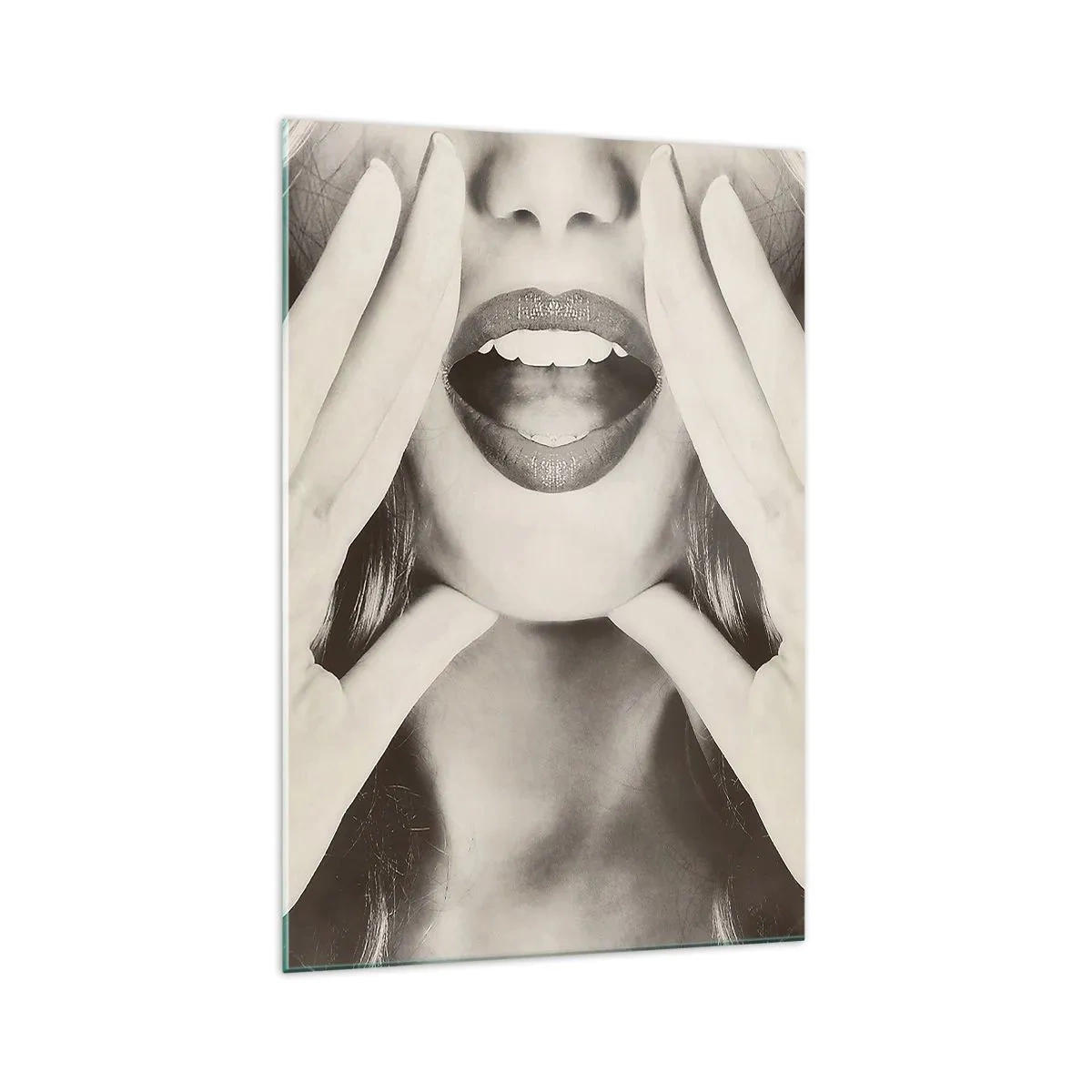 Schilderen op glas - Ik kom al! - 70x100 cm