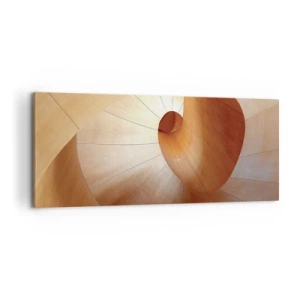 Schilderen op canvas - Architecturale serpentijn - 100x40 cm