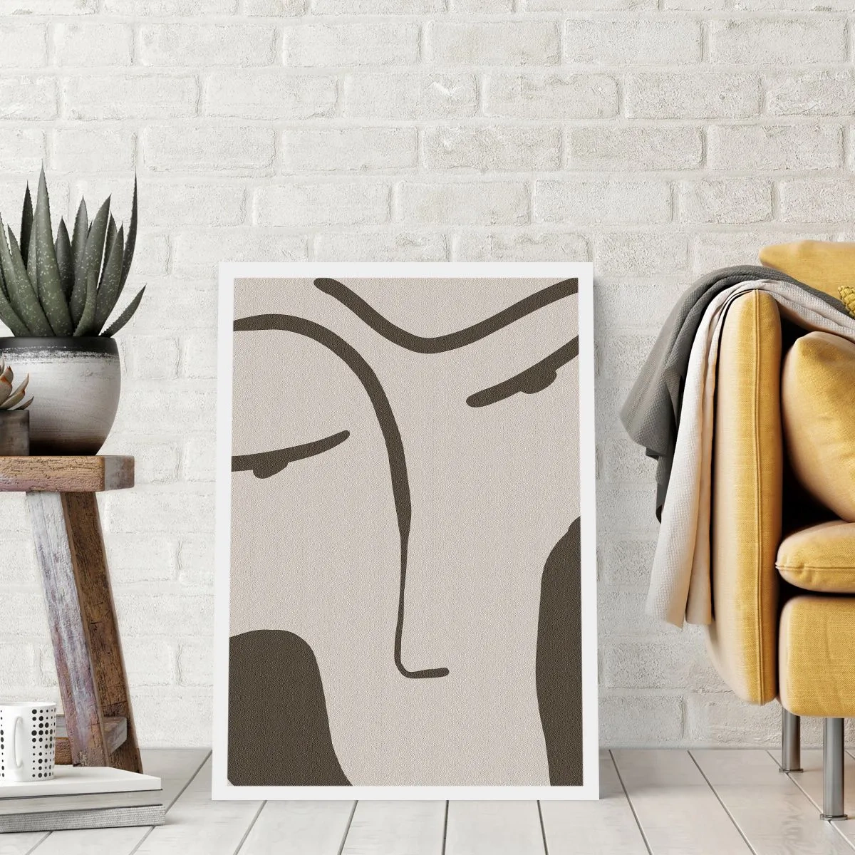 Poster - Als een schilderij van Modigliani - 30x40 cm