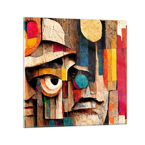 Schilderen op glas - Ik zie je… - 30x30 cm