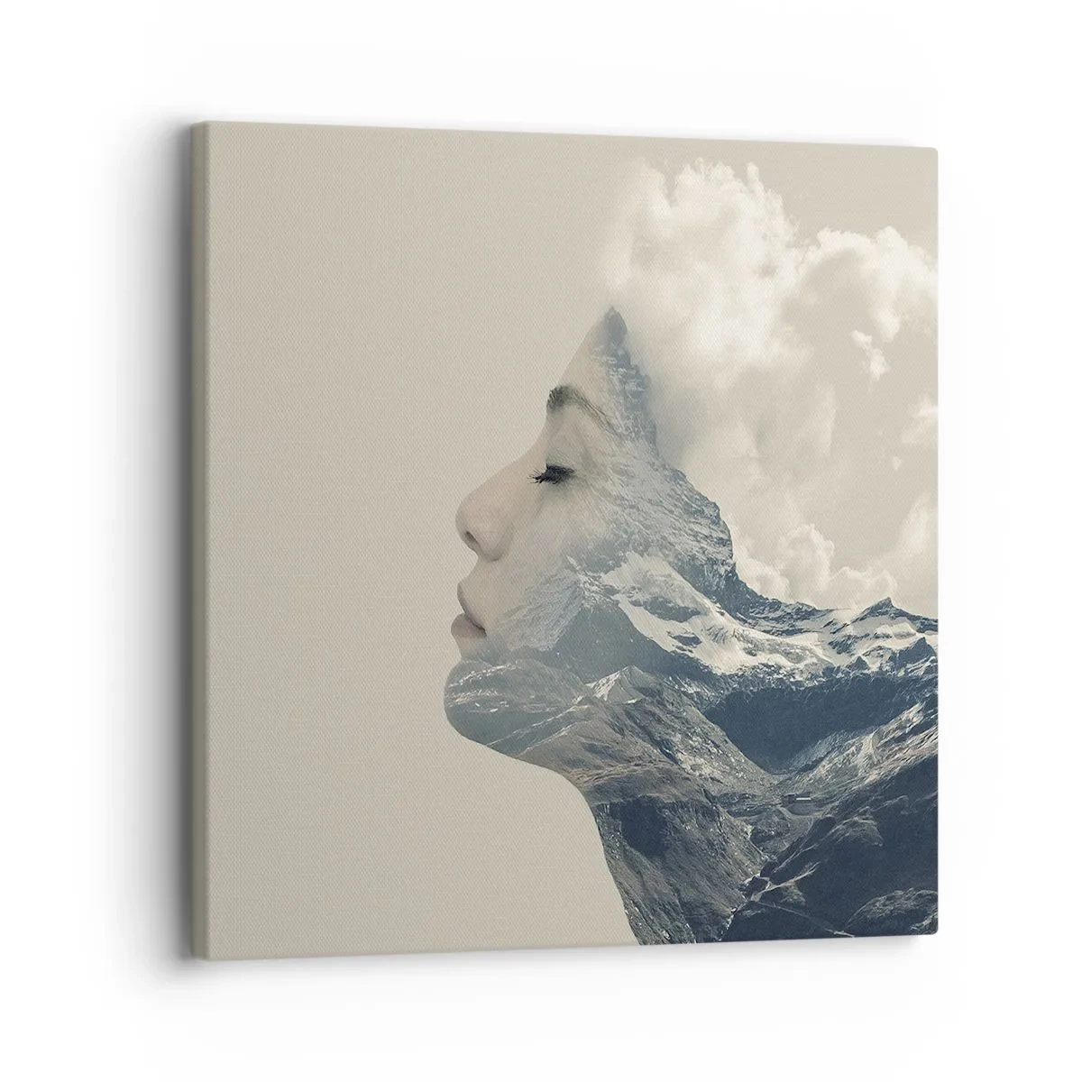 Schilderen op canvas - De schoonheid van de elementen - 30x30 cm