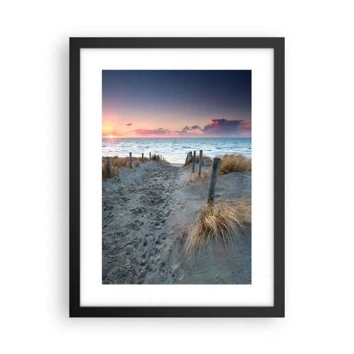 Poster in een zwarte lijst - Je liet een regenboog van licht stralend... - 30x40 cm