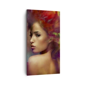 Schilderen op canvas - Mooier dan een regenboog, zo delicaat als een mist - 45x80 cm