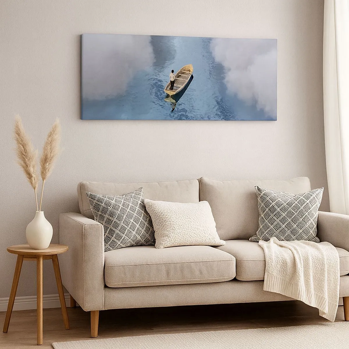 Schilderen op canvas - Leven – reis – onbekend - 100x40 cm
