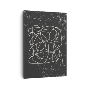 Schilderen op canvas - Dwalende gedachten - 50x70 cm