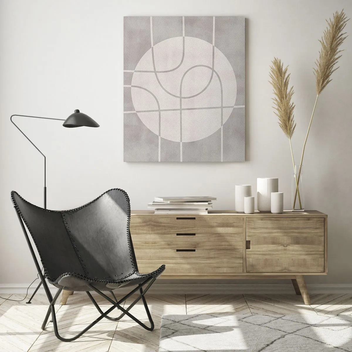 Schilderen op glas - Rond en rechtdoor - 50x70 cm