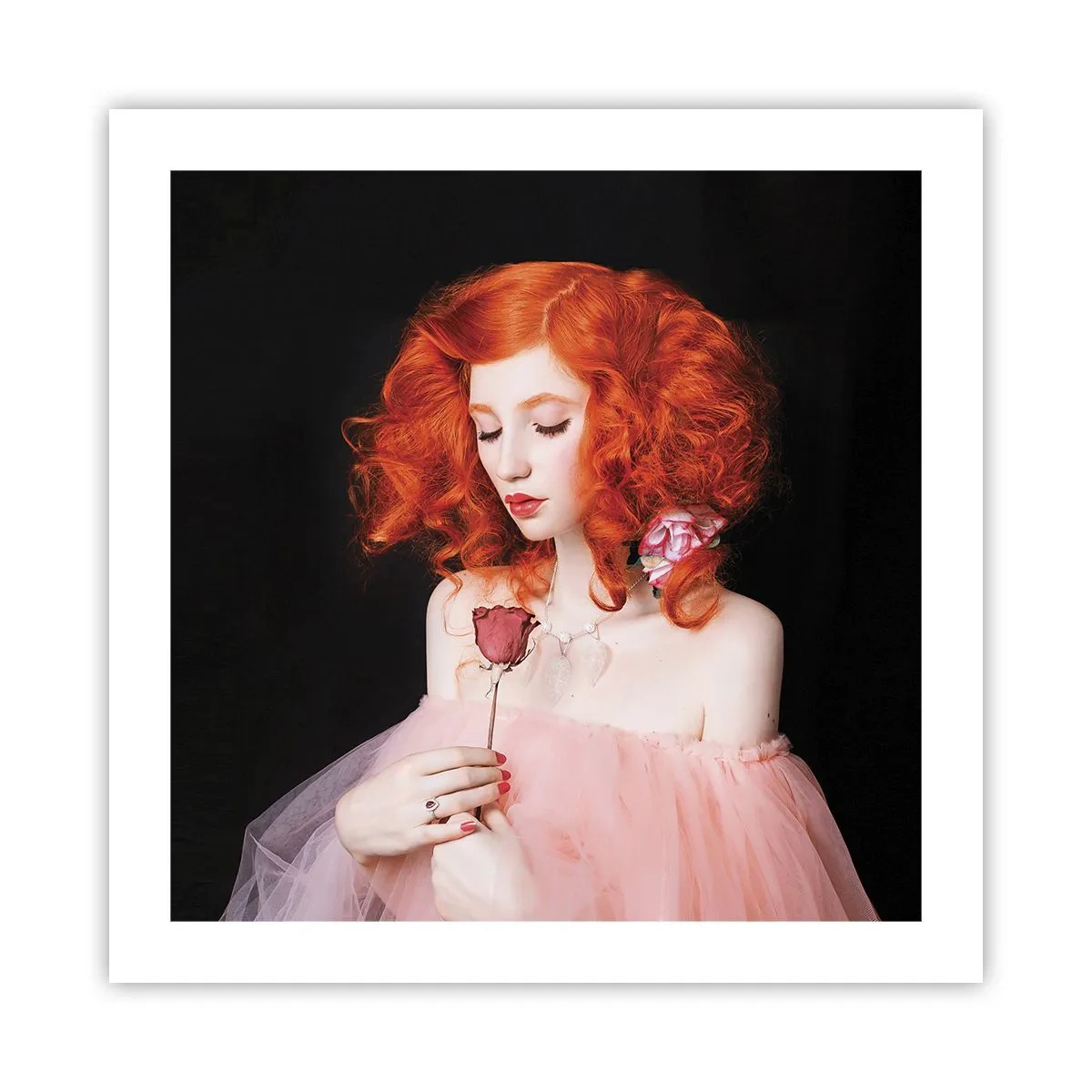Poster - In barokstijl - 50x50 cm