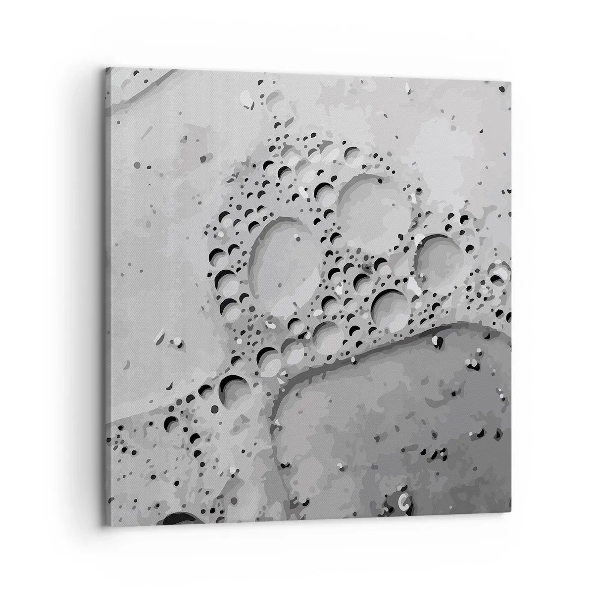 Schilderen op canvas - Schuimspoor - 60x60 cm