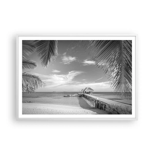 Poster in een witte lijst - Herinnering of droom? - 100x70 cm