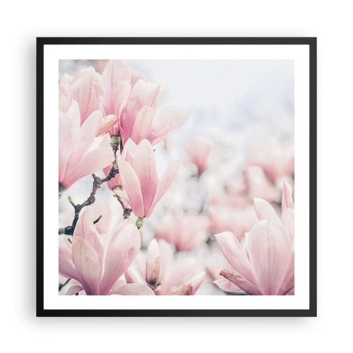 Poster in een zwarte lijst - Het ideaal van subtiliteit - 60x60 cm