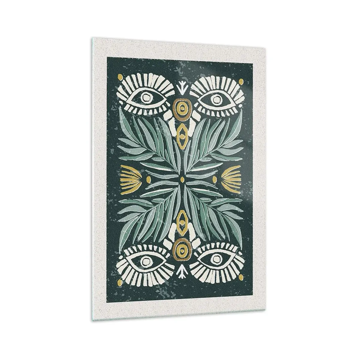 Schilderen op glas - Als een volksuitsnede - 70x100 cm