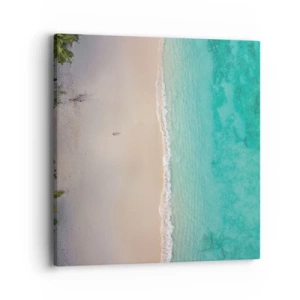 Schilderen op canvas - Paradijsstrand - 40x40 cm