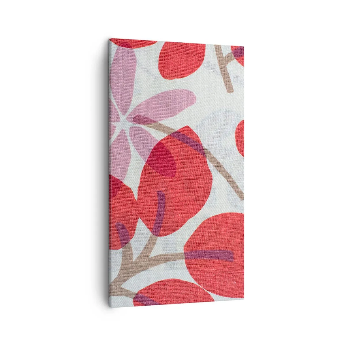 Schilderen op canvas - Bloemstuk in roze - 45x80 cm