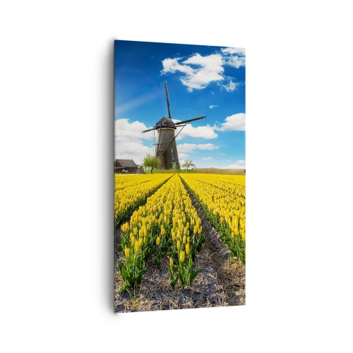 Schilderen op canvas - Hollandser kan het niet - 65x120 cm