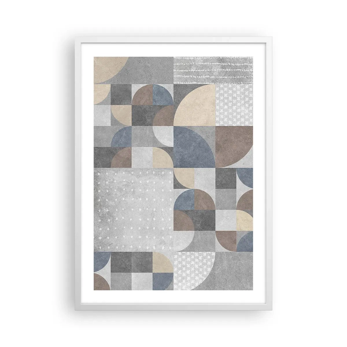 Poster in een witte lijst - Keramische fantasie - 50x70 cm