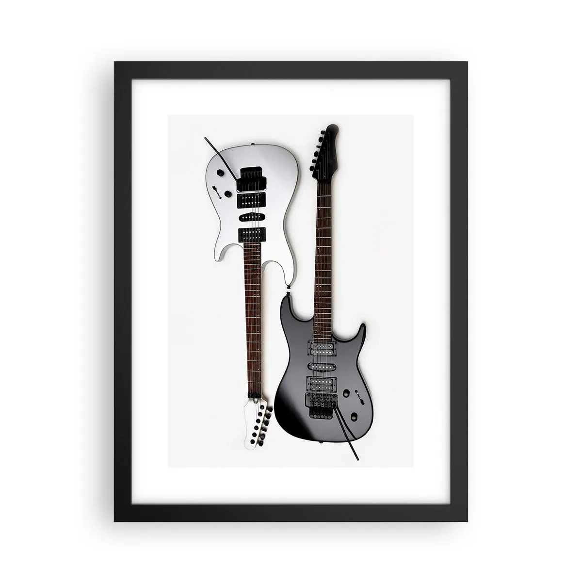 Poster in een zwarte lijst - Harmonie van vormen - 30x40 cm