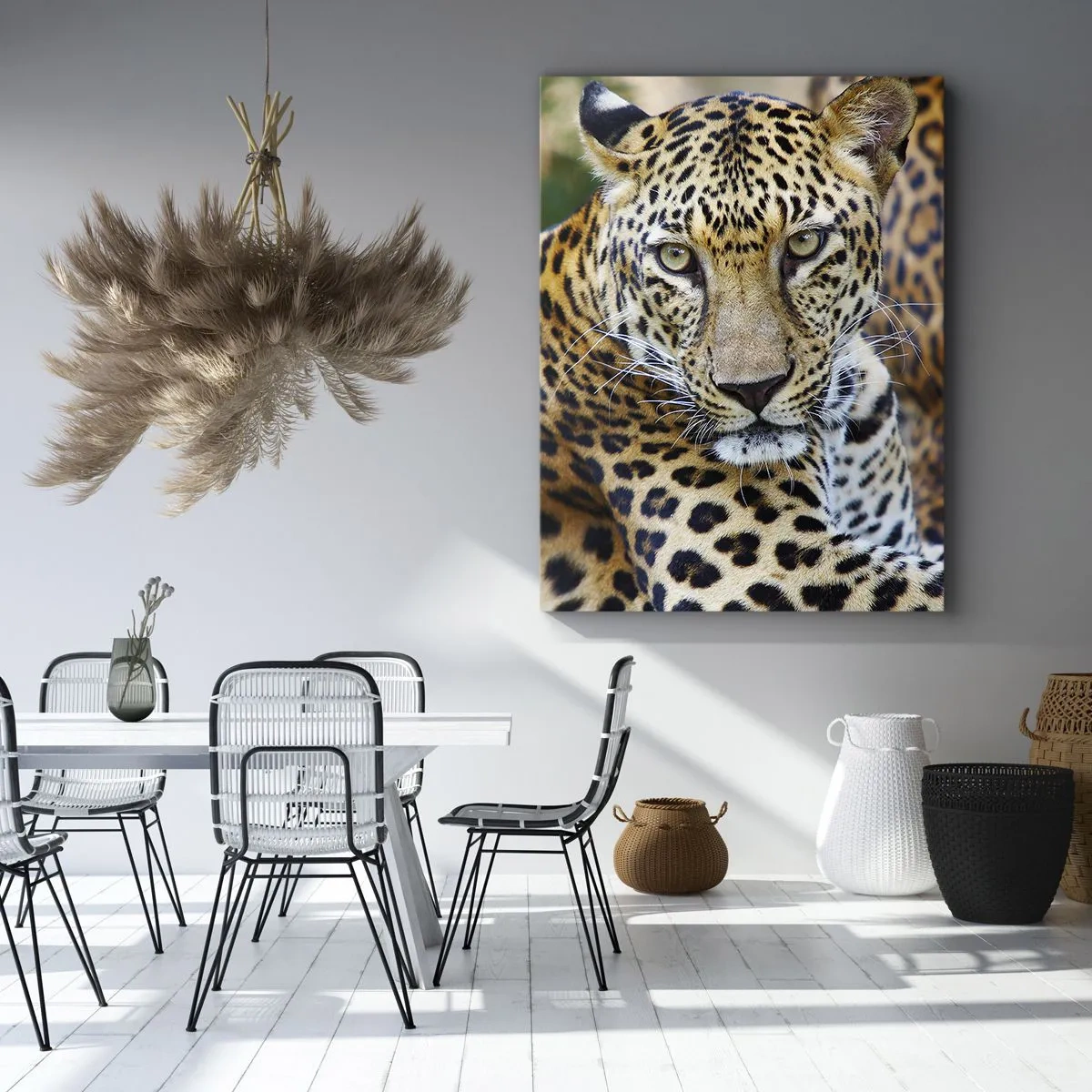 Schilderen op canvas - Wild en kalm - 65x120 cm