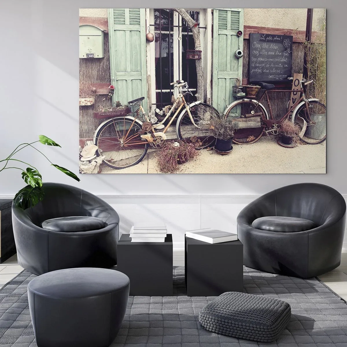 Schilderen op glas - Lang leve de provincie - 100x70 cm