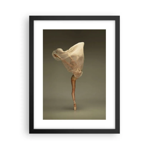 Poster in een zwarte lijst - Het zal snel omhoog vliegen - 30x40 cm