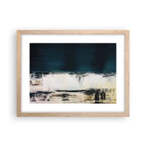 Een poster in een licht eiken lijst - Horizontale compositie - 40x30 cm