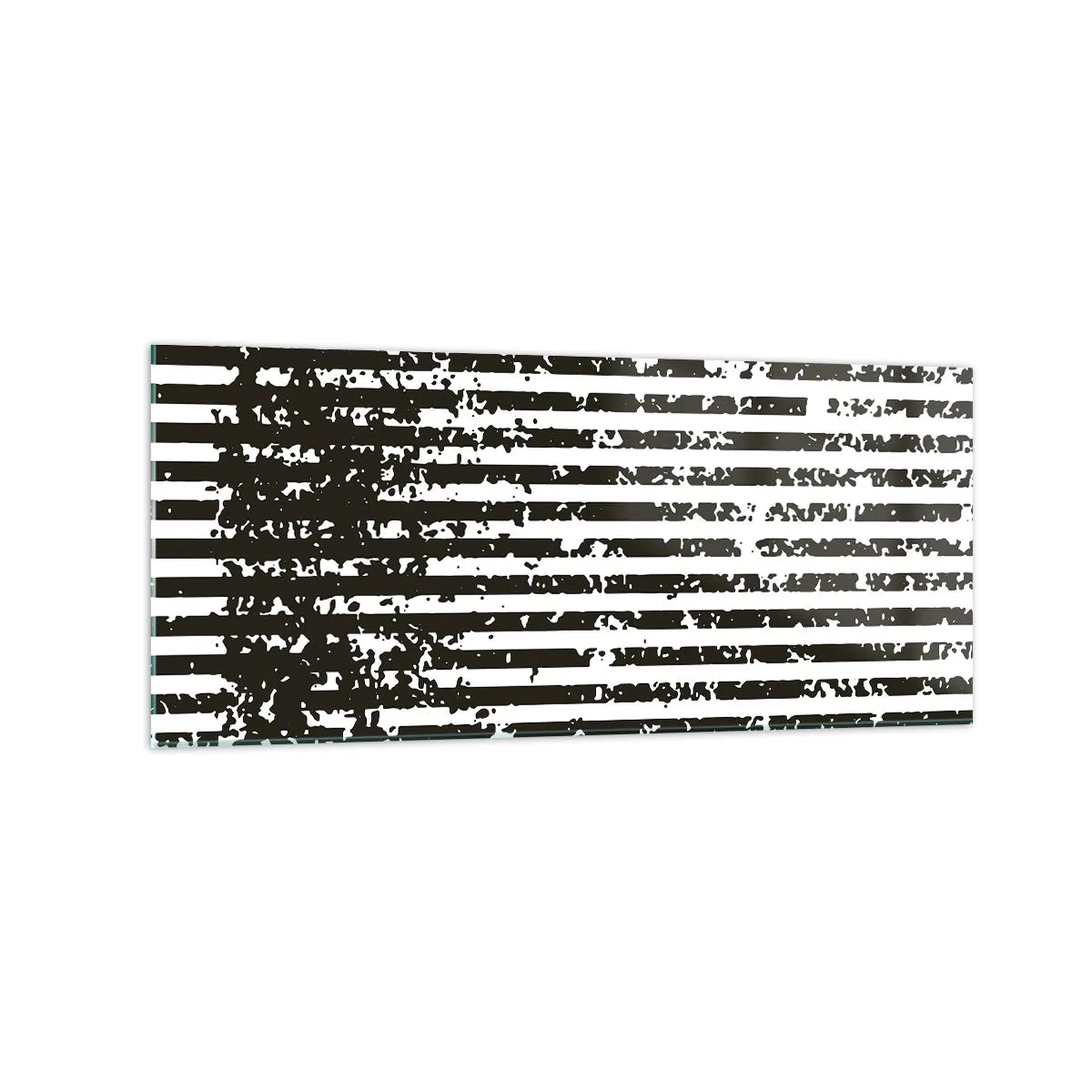 Schilderen op glas - Ritme en ruis - 120x50 cm