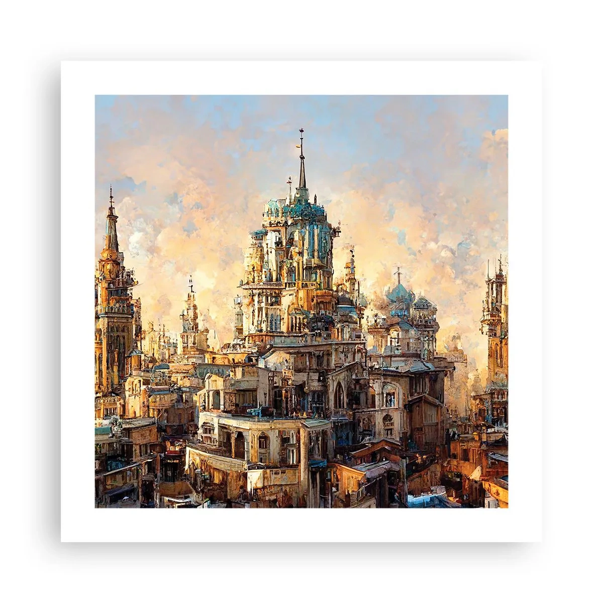 Poster - Stad der steden - 50x50 cm