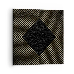 Schilderen op canvas - Geometrie in glamoureuze stijl - 70x70 cm