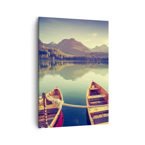 Schilderen op canvas - Leef volgens haar wetten - 50x70 cm