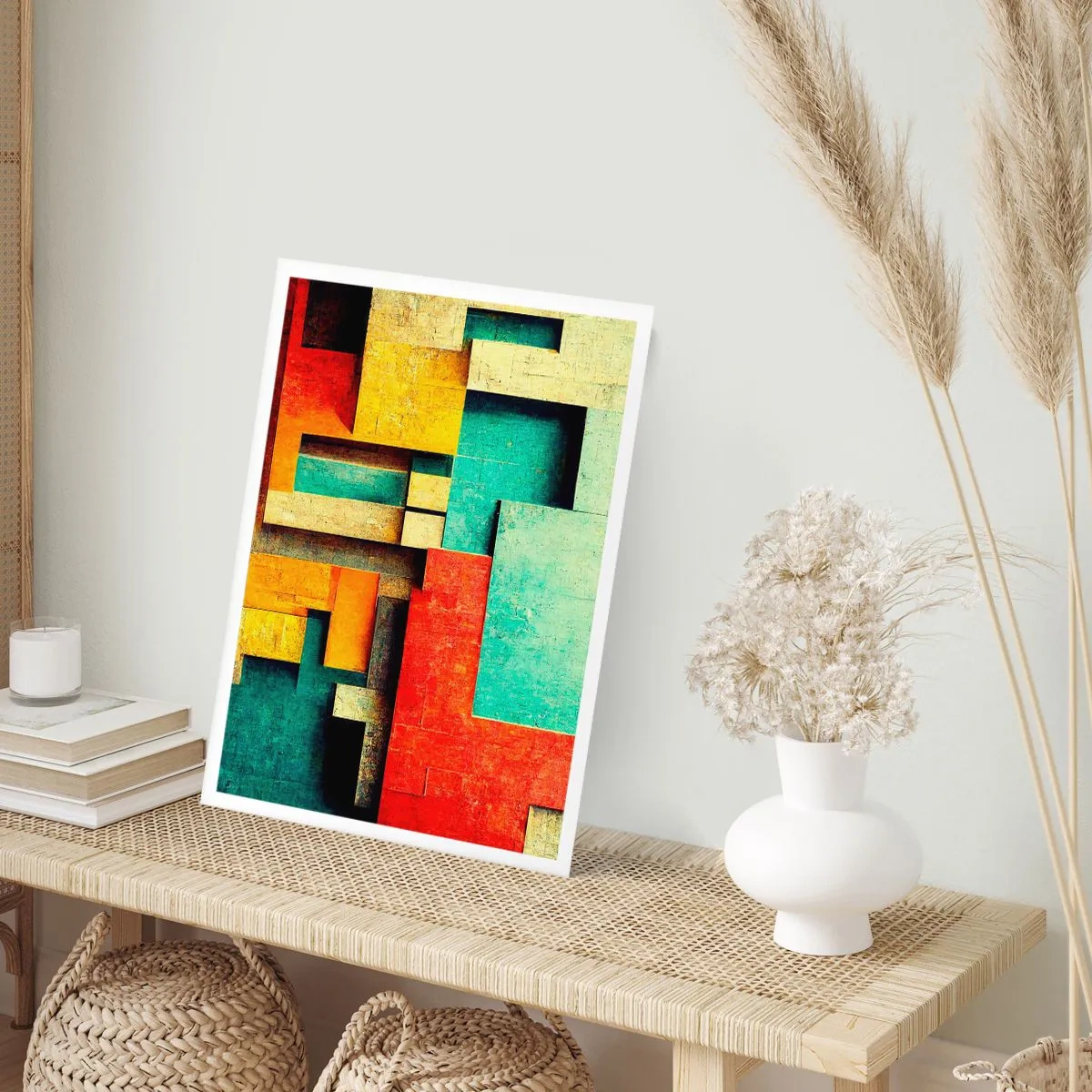 Poster - Festival van rechte hoeken - 50x70 cm