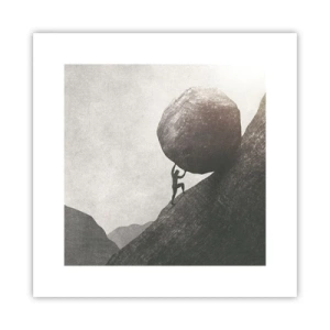 Poster - Ik geloof tegen alle hoop in - 30x30 cm