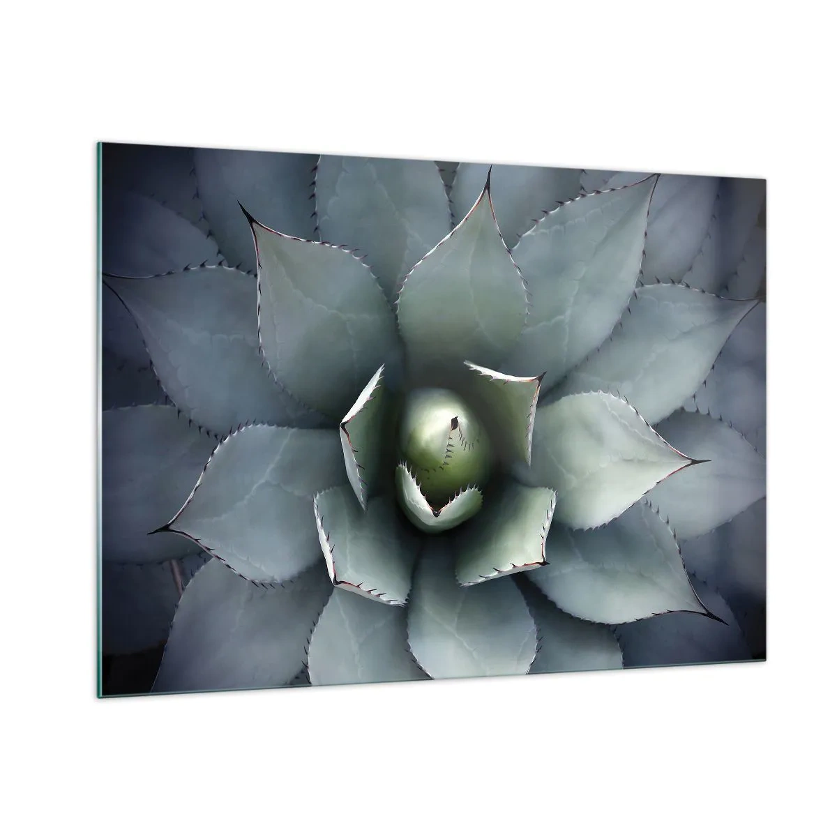 Schilderen op glas - Het trekt aan en waarschuwt - 100x70 cm